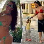 Rihanna cobre sua barriga com joias em foto de gravidez nunca antes vista