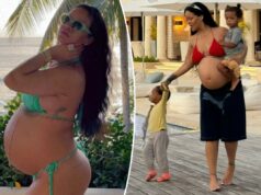 Rihanna cobre sua barriga com joias em foto de gravidez nunca antes vista Rihanna cobre sua barriga com joias em foto de gravidez nunca antes vista