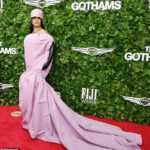 Rihanna sofreu uma rara falha de moda no Gotham Film Awards na noite de domingo