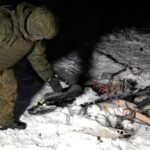 A Rússia alegou que o drone abatido era do modelo ucraniano Chaklun-V e transportava um dispositivo explosivo de 6 kg, que não havia detonado. A Reuters não conseguiu confirmar o local ou a data da filmagem.