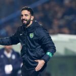 Ruben Amorim durante a partida da Premier League entre Wolves e Manchester United no Molineux em 2025 em Wolverhampton, Inglaterra.
