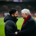 Gráfico de resultados do Man United