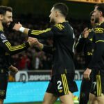 Mason Mount comemorando seu gol contra o Wolves