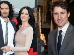 Russell Brand mira no relacionamento da ex Katy Perry com Justin Trudeau Katy Perry gosta de postagem com dicas sobre romance de Justin Trudeau