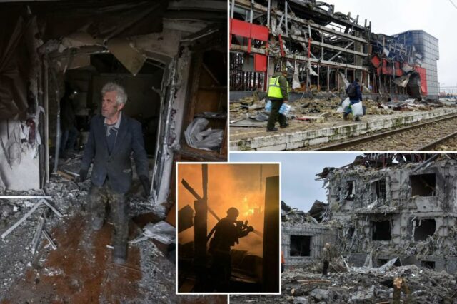 Rússia desencadeia ataque massivo de drones e mísseis contra a Ucrânia enquanto as negociações diplomáticas continuam
