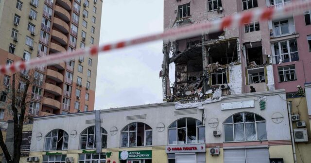   Ataque de drones em Kyiv