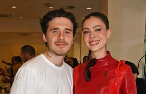 SARAH VINE: Eu sei por que Brooklyn Beckham quer uma folga de Victoria e David… mas essa não é a parte realmente imperdoável. Ele é um pirralho e ela uma princesa mimada Brooklyn Beckham com sua esposa Nicola Peltz Beckham em Abu Dhabi... ele parece ter desistido inteiramente das celebrações de sua família, escreve Sarah Vine