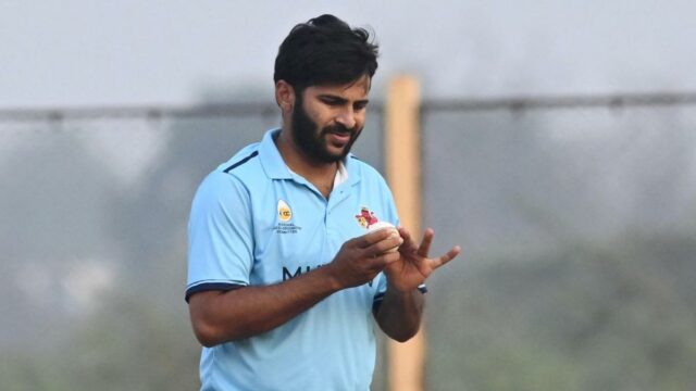 SMAT 2025: Atrasar as partidas noturnas ajudará a nivelar a SMAT 2025: Atrasar as partidas noturnas ajudará a nivelar a influência do orvalho em ambas as entradas, diz Shardul