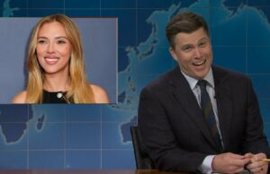 ‘SNL’: Michael Che embosca Colin Jost com troca surpresa de piada unilateral – e outra crítica a Scarlett Johansson | Vídeo 'SNL': Michael Che embosca Colin Jost com troca surpresa de piada unilateral - e outra crítica a Scarlett Johansson | Vídeo