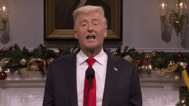 'SNL' zomba do discurso de férias de Trump: estou 'fazendo meus próprios jogos vorazes' para 'me distrair dos arquivos de Epstein'
