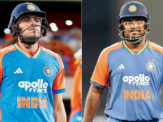 Samson supera Gill como abridor nos últimos 10 T20Is Samson supera Gill como abridor nos últimos 10 T20Is