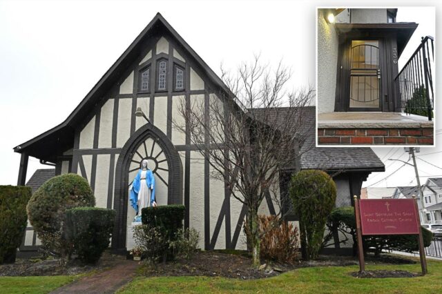 Miguel Bonano, 64, supostamente apontou uma faca para o diácono de 78 anos enquanto ele exigia dinheiro dentro da Igreja de Santa Gertrudes em Far Rockaway, disseram policiais e fontes. 