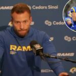 Sean McVay pego de surpresa pela pergunta do tweet pós-jogo de Puka Nacua em tensa coletiva de imprensa