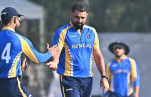 Seleção de Bengala para o Troféu Vijay Hazare 2025-26: Easwaran nomeado capitão, Shami lidera o ataque rápido Seleção de Bengala para o Troféu Vijay Hazare 2025-26: Easwaran nomeado capitão, Shami lidera o ataque rápido