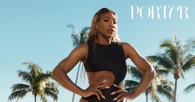Serena Williams mostra seu corpo de biquíni em maiô recortado após uso de GLP-1 na capa de ‘Porter’