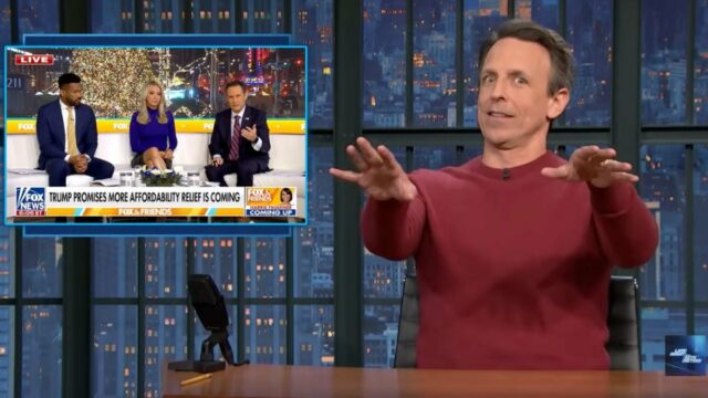 Seth Meyers repreende a Fox News por 'gritar com os eleitores por não serem mais legais' com Trump | Vídeo
