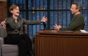 Seth Meyers se pergunta se Lorne Michaels não dá boas notícias às contratações do ‘SNL’ porque ‘ele está tão preocupado que alguém vá abraçá-lo’ | Vídeo Jogar