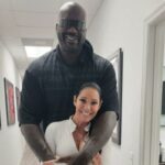 Shaquille O'Neal e Monique Martin.