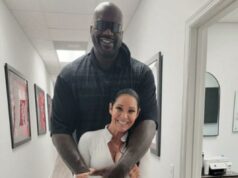Shaq fecha blog que traz fotos da esposa de um amigo e grande jogador da NBA Shaquille O'Neal e Monique Martin.