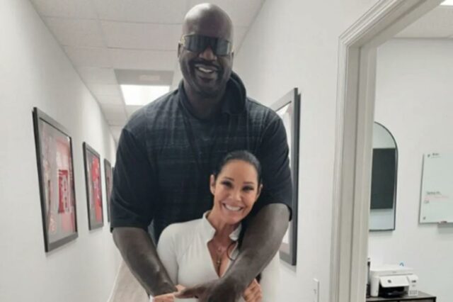 Shaq fecha blog que traz fotos da esposa de um Shaquille O'Neal e Monique Martin.