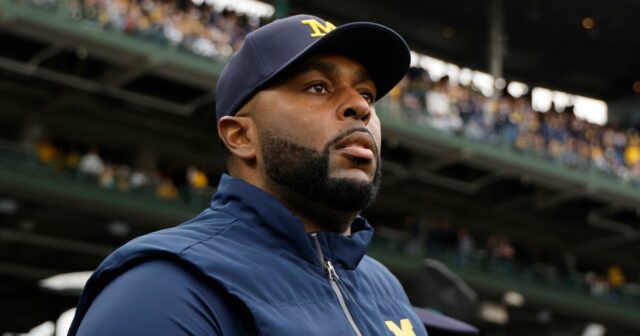 Sherrone Moore pensava que as pessoas queriam pegá-lo antes de GettyImages-2246840114 Sherrone Moore 2025