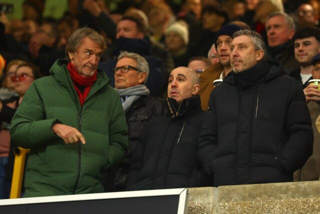 Sir Jim Ratcliffe e Ineos recebem o 'plano de três O chefe da Ineos, Sir Jim Ratcliffe, durante a partida da Premier League entre Tottenham Hotspur e Manchester United, no Tottenham Hotspur Stadium, em novembro, em Londres, Inglaterra.