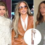 Lápis de cor Make Up For Ever Artist em tom marrom com amostra.