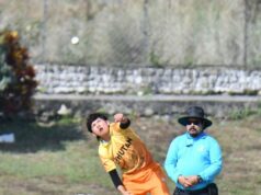 Sonam Yeshey, do Butão, torna-se o primeiro lançador a acertar oito postigos em uma partida T20 Sonam Yeshey, do Butão, torna-se o primeiro lançador a acertar oito postigos em uma partida T20