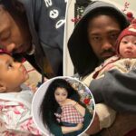 Stefon Diggs parece pular o Natal com Cardi B e filho, compartilha fotos raras de seus 3 bebês