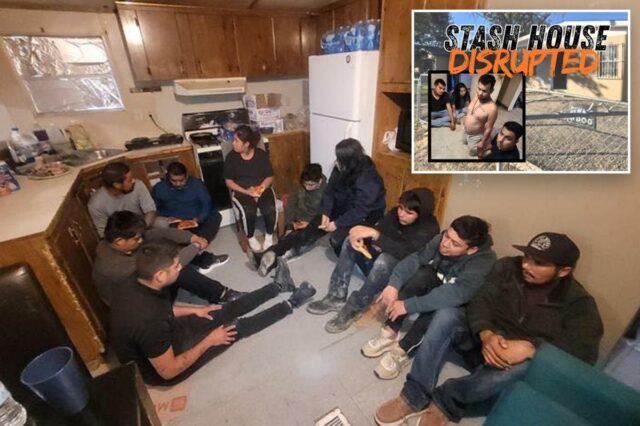 Suposta operação de contrabando de pessoas exposta no Texas quando Suposta operação de contrabando de pessoas exposta no Texas quando 17 estrangeiros ilegais foram encontrados dentro de uma casa residencial