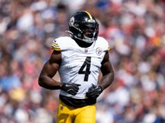 Suspensão provavelmente chegando para DK Metcalf do Steelers após socar torcedor do Lions Pittsburgh Steelers WR DK Metcalf