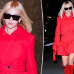Sydney Sweeney traz o calor em vermelho da cabeça aos pés promovendo 'The Housemaid' em Nova York
