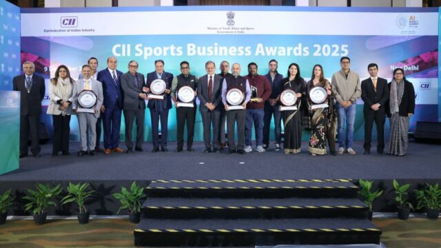 Tamil Nadu nomeado 'Melhor Estado Promovendo o Desenvolvimento Esportivo' no Tamil Nadu nomeado 'Melhor Estado Promovendo o Desenvolvimento Esportivo' no CII Sports Business Awards 2025