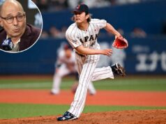 Tatsuya Imai-Yankees sussurra acelerando com o tique-taque do relógio no ás japonês Tatsuya Imai lançando para Samurai Japão.