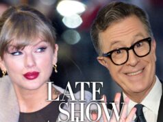 Taylor Swift aplaude os críticos que a querem fora dos holofotes taylor swift stephen colbert principal getty