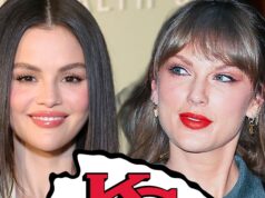 Taylor Swift e Selena Gomez torcem pelos Chiefs durante jogo contra os Texans selena gomez taylor swift cheifs getty comp