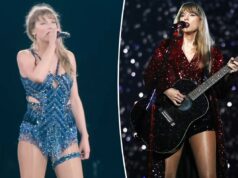 Taylor Swift faz discurso emocionante durante show no novo trailer da ‘Eras Tour’ Taylor Swift faz discurso emocionante durante show no novo trailer da 'Eras Tour'