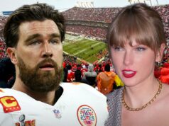 Taylor Swift participa do jogo de Natal do Chiefs com a família e apoia o noivo Travis Kelce Taylor Swift Travis Kelce Chiefs Stadium Getty 1