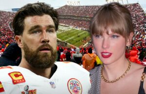 Taylor Swift participa do jogo de Natal do Chiefs com a família e apoia o noivo Travis Kelce Taylor Swift Travis Kelce Chiefs Stadium Getty 1