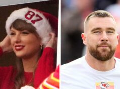 Taylor Swift passa o Natal no último jogo da temporada em casa de Travis Kelce Cada vez que Taylor Swift compareceu a um jogo da NFL para torcer por Travis Kelce