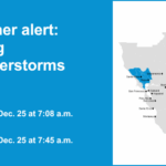 Tempestades com granizo do tamanho de uma ervilha em North Bay quinta-feira – rajadas de até 40 mph