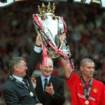 Dwight Yorke comemora contra o Arsenal