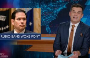 ‘The Daily Show’ assa a luta de fontes ‘Woke’ de Marco Rubio: ‘Uma tentativa patética de iniciar uma guerra cultural’ | Vídeo 'The Daily Show' assa a luta de fontes 'Woke' de Marco Rubio: 'Uma tentativa patética de iniciar uma guerra cultural' | Vídeo