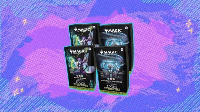 The Magic: The Gathering Edge of Eternities Commander Deck Bundle The Magic: The Gathering Edge of Eternities Commander Deck Bundle atingiu seu melhor preço de todos os tempos – economize mais de US$ 40 na Amazon