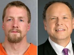 Tio de luto do Colorado bate com o corpo no advogado do suposto assassino do sobrinho fora do tribunal, fraturando sua coluna Daniel Ashby é acusado de agredir o advogado de defesa que representava o assassino acusado de seu sobrinho, deixando-o inconsciente e fraturando sua coluna.