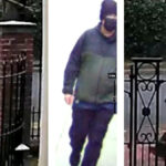 imagem combinada mostra pessoa de interesse em todas as ruas negras