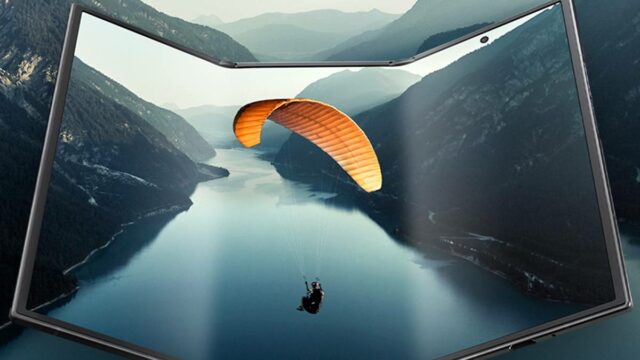 Todos os compradores do novo Galaxy TriFold esperam evitar um Uma imagem promocional do Samsung Galaxy Z TriFold