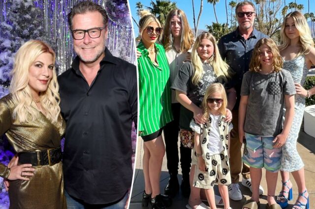 Tori Spelling reflete sobre o relacionamento ‘fácil e amoroso’ de Tori Spelling reflete sobre o relacionamento ‘fácil e amoroso’ de co-parentalidade com o ex-marido Dean McDermott