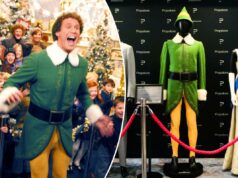 Traje de ‘Elfo’ usado por Will Ferrell foi vendido por mais de US$ 319 mil em leilão inglês Traje de ‘Elfo’ usado por Will Ferrell foi vendido por mais de US$ 319 mil em leilão inglês
