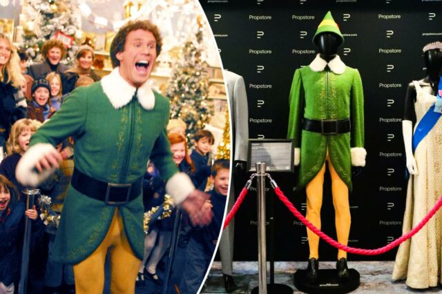 Traje de ‘Elfo’ usado por Will Ferrell foi vendido por Traje de ‘Elfo’ usado por Will Ferrell foi vendido por mais de US$ 319 mil em leilão inglês